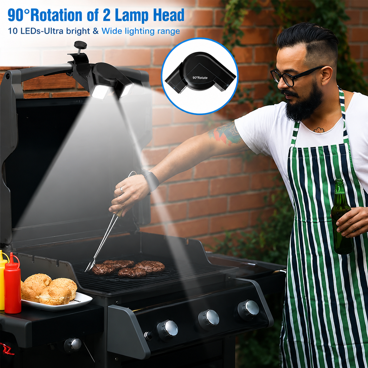 Comforal Portable Smart Touch LED Grill