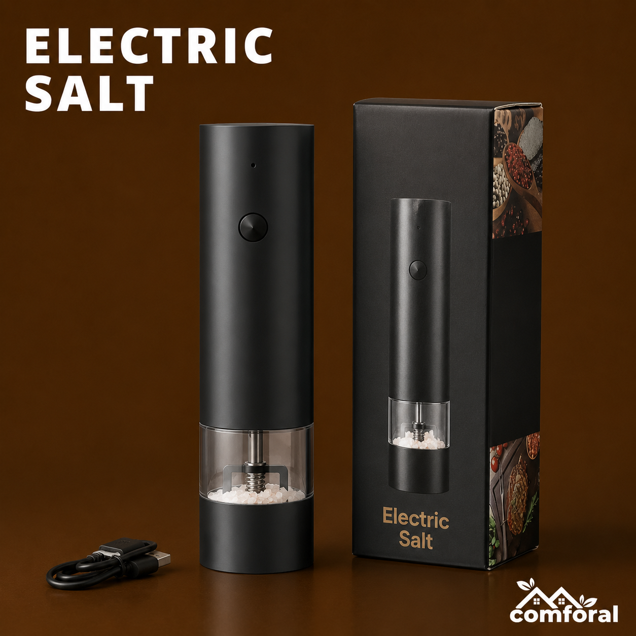 Comforal Rechargeable Electric Salt