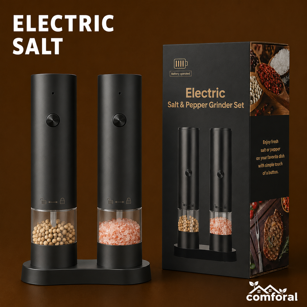 Comforal Rechargeable Electric Salt