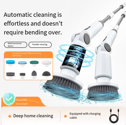 Comforal 8-in-1 Electric Spin Scrubber