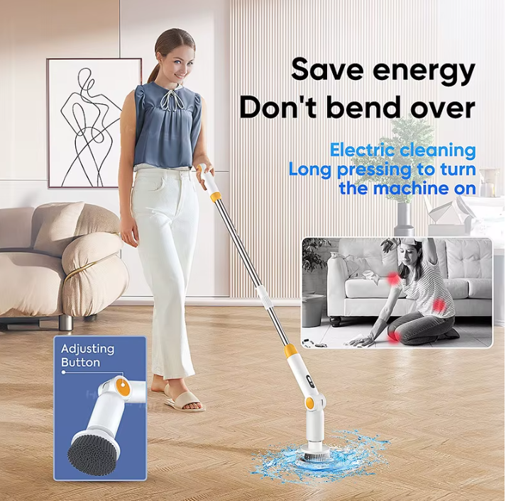 Comforal 8-in-1 Electric Spin Scrubber