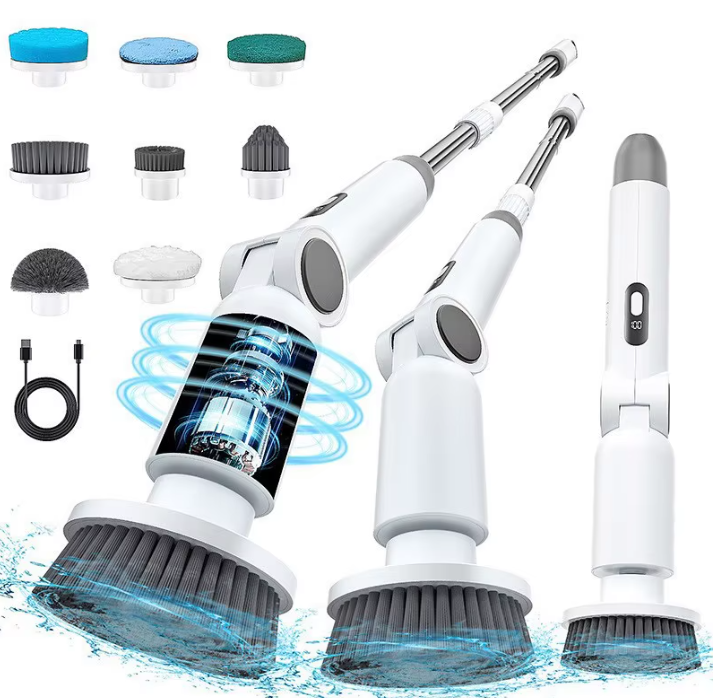 Comforal 8-in-1 Electric Spin Scrubber