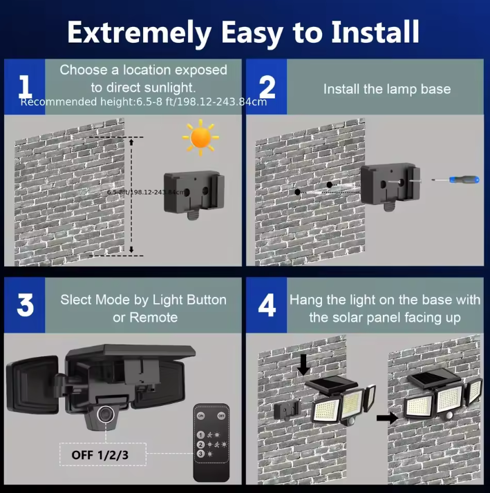 Comforal Solar Security Light