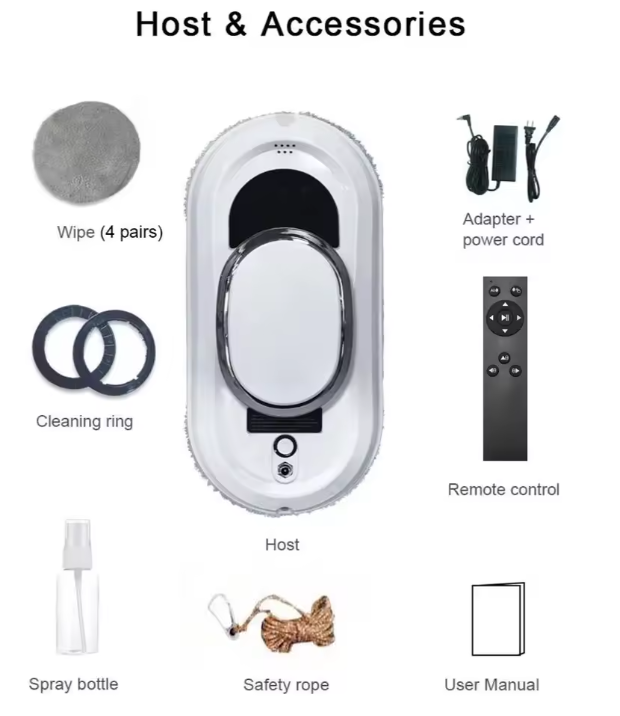Comforal Intelligent Window Cleaning Robot